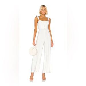 Privacy Please Mojave Jumpsuit in White